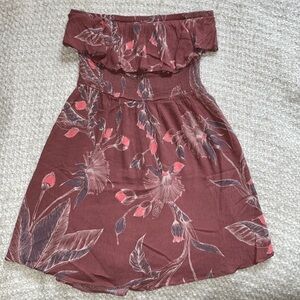 🍂 EXPRESS SIZE XS FLORAL MINI SUNDRESS